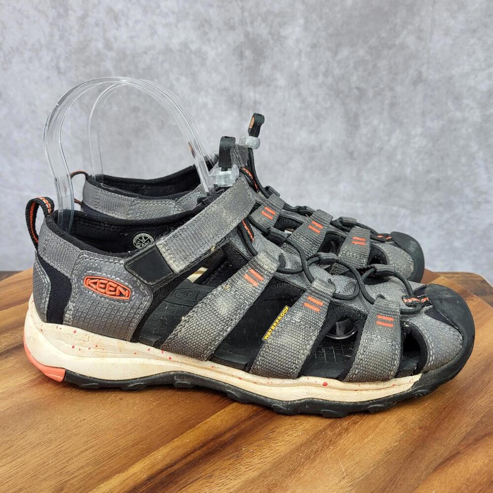 Keen Newport H2 Sandals Boys 5 Gray Closed Toe Hiking‎ Water Shoes Sport Outdoor